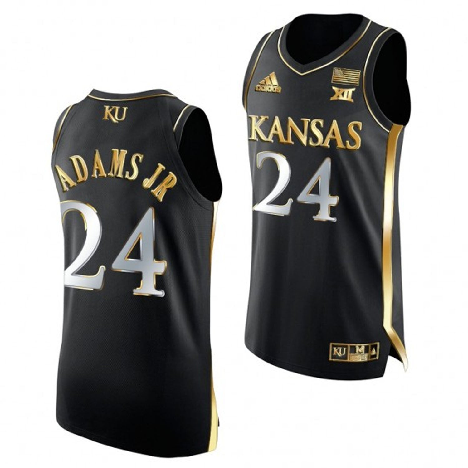Adams Jr Kansas Jayhawks 24 Jersey