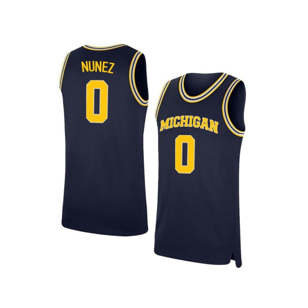 Adrien Nunez Michigan Wolverines 0 Jersey