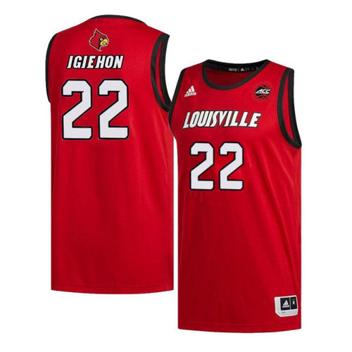 Aidan Igiehon Louisville Cardinals 22 Jersey