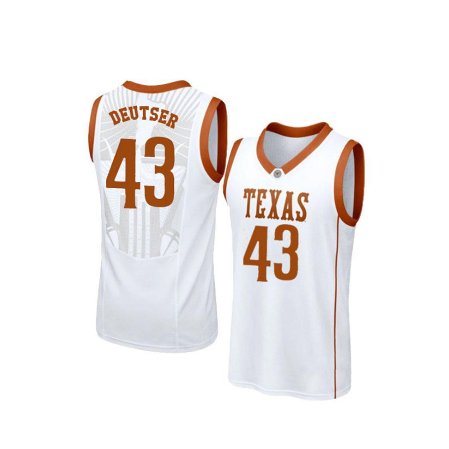 Andrew Deutser Texas Longhorns 43 Jersey