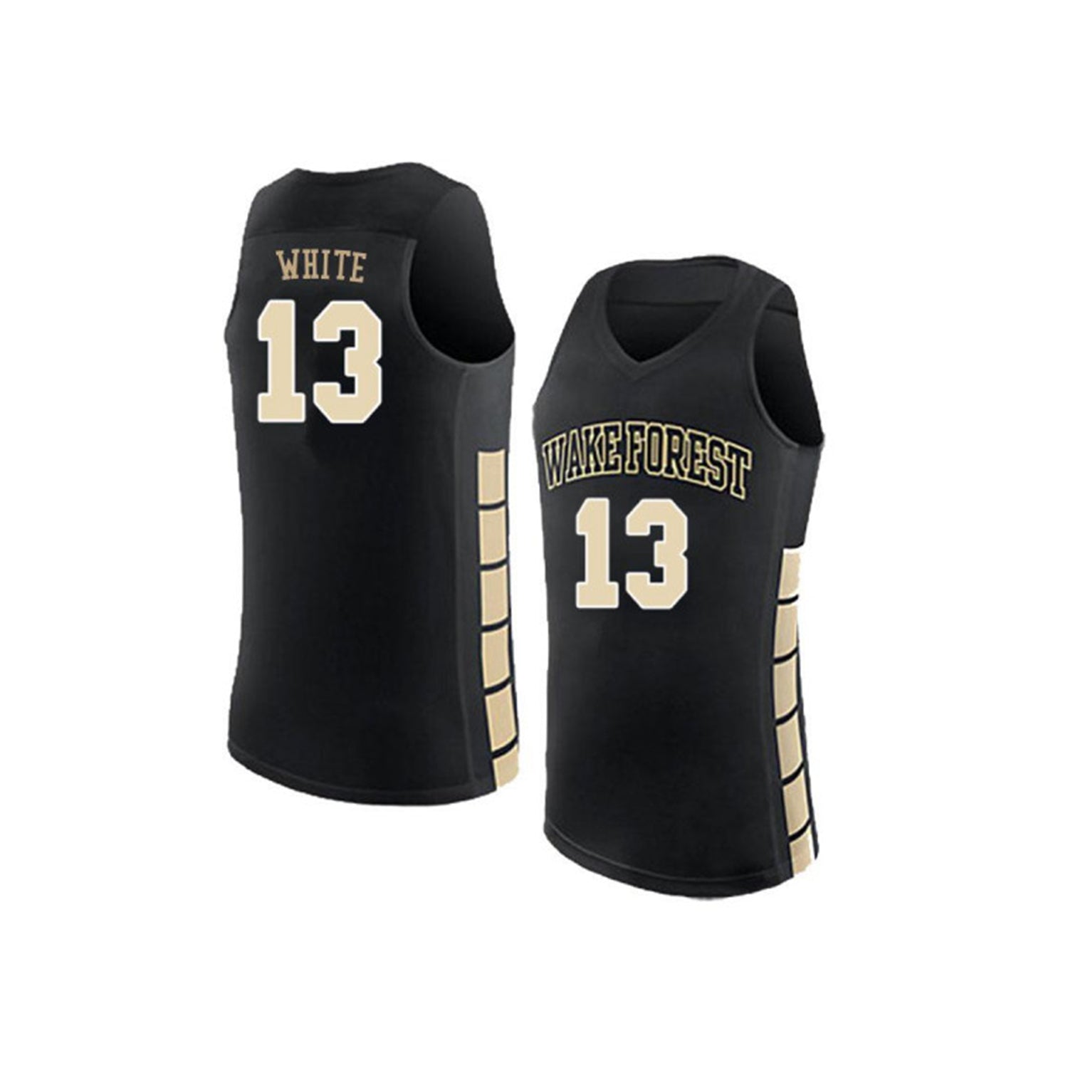 Andrien White Wake Forest Demon Deacons 13 Jersey
