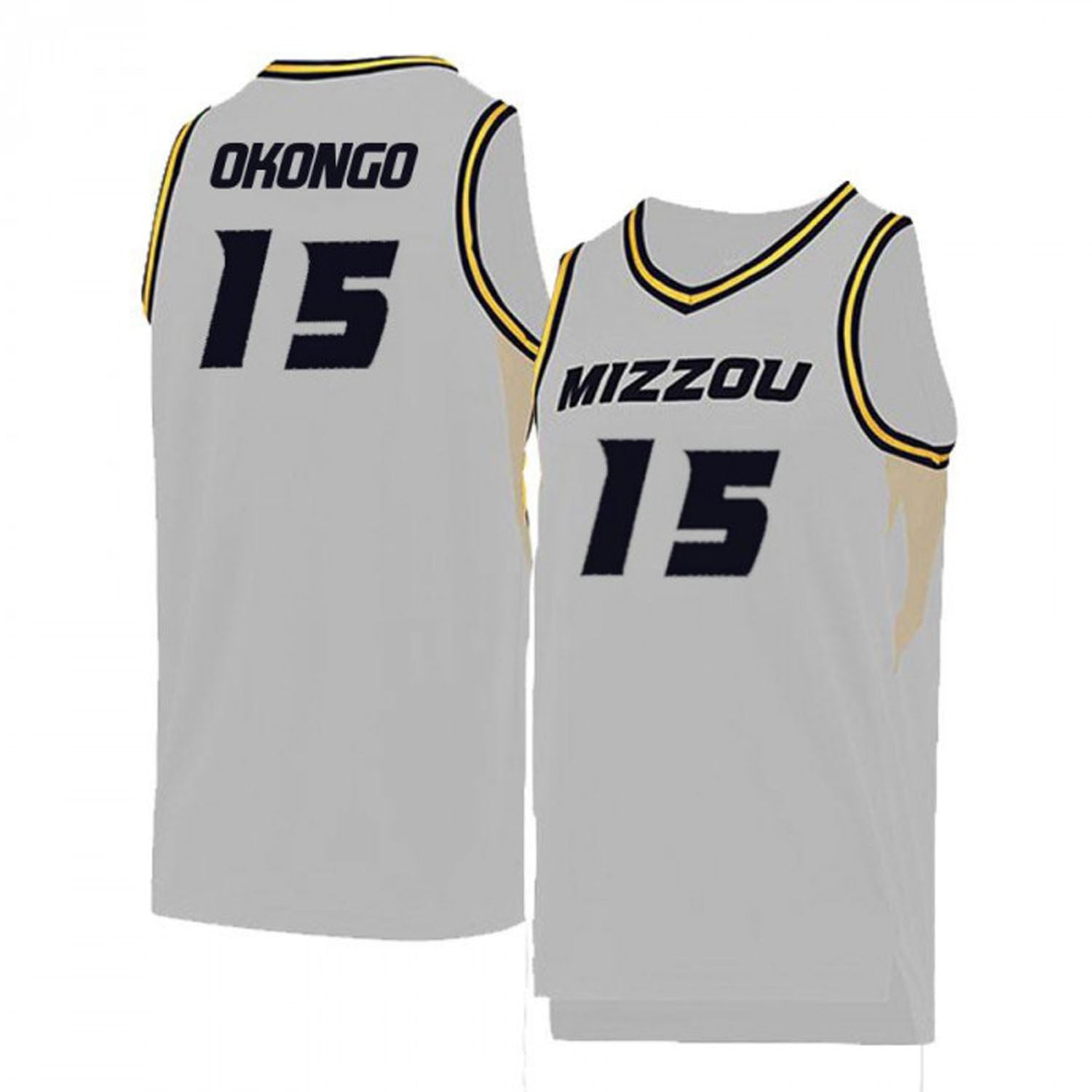 Axel Okongo Missouri Tigers 15 Jersey