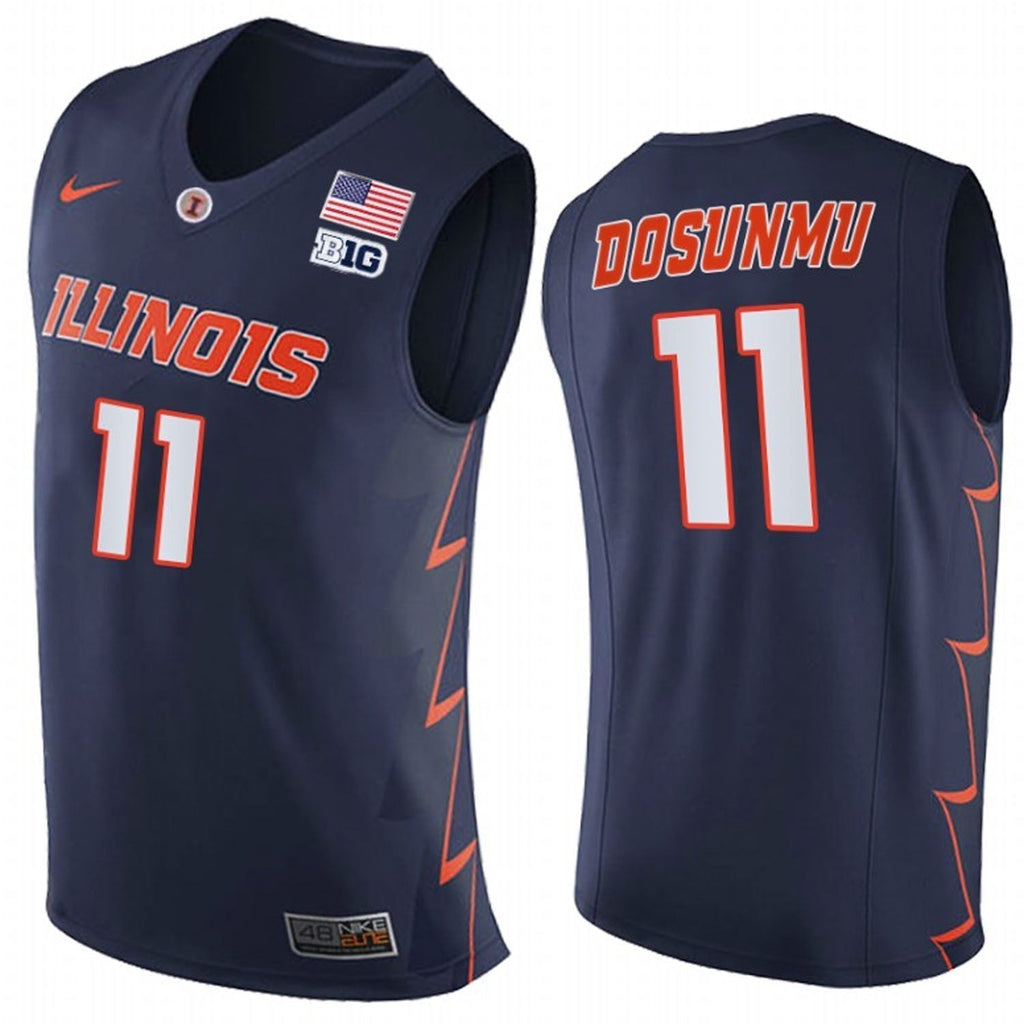 Ayo Dosunmu Illinois Fighting Illini 11 Jersey