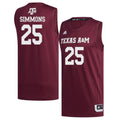 Bakari Simmons Texas A&M 25 Jersey