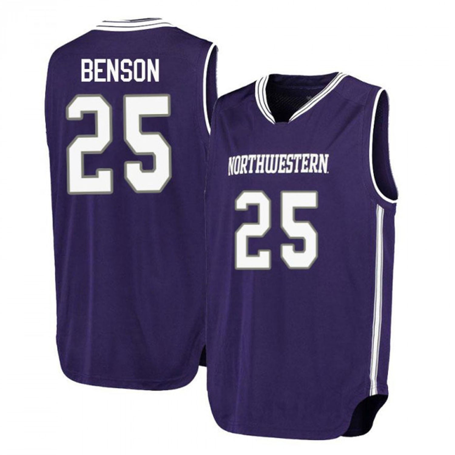 Barret Benson Northwestern Wildcats 25 Jersey