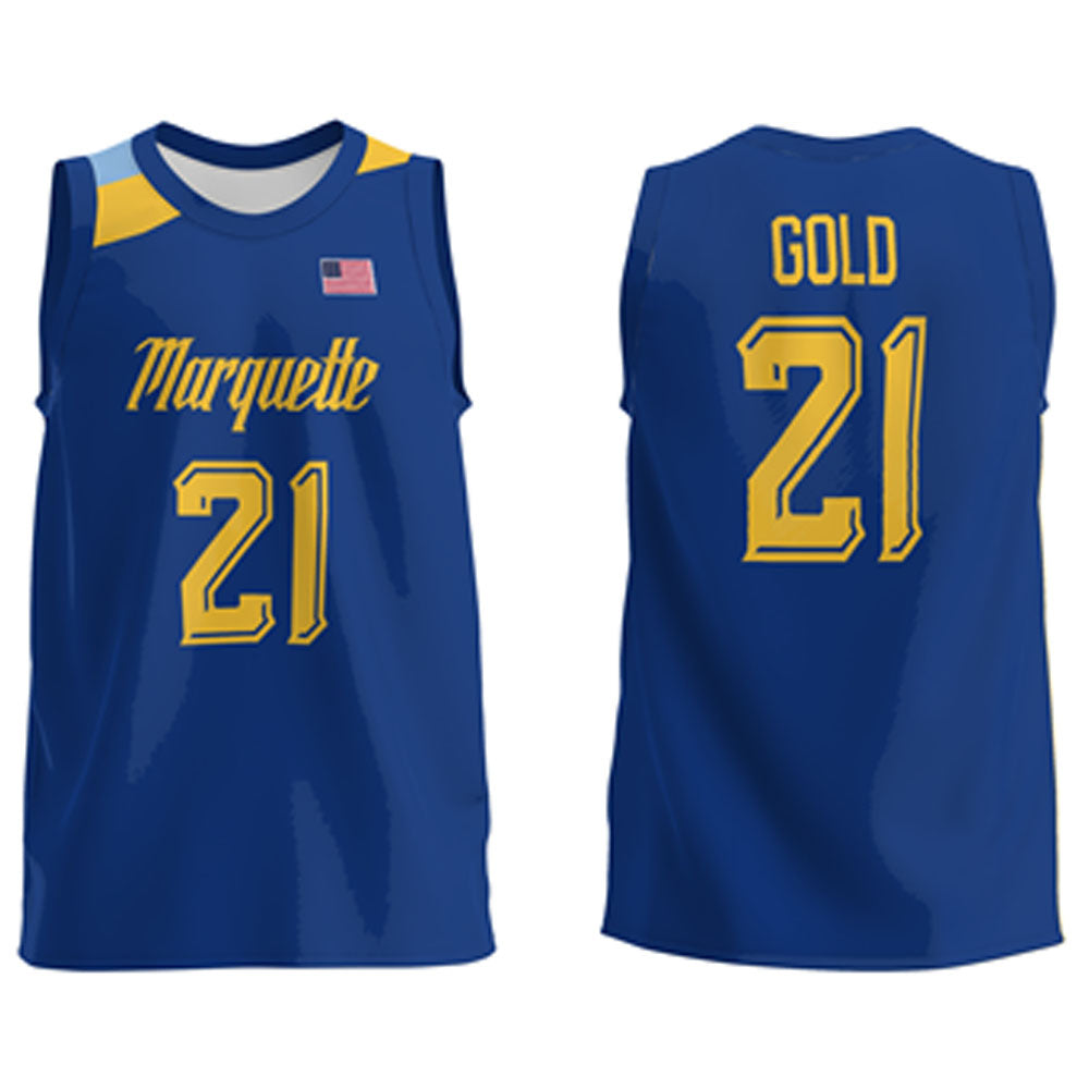 Ben Gold Marquette Golden Eagles 21 Jersey