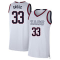 Ben Gregg Gonzaga Bulldogs 33 Jersey