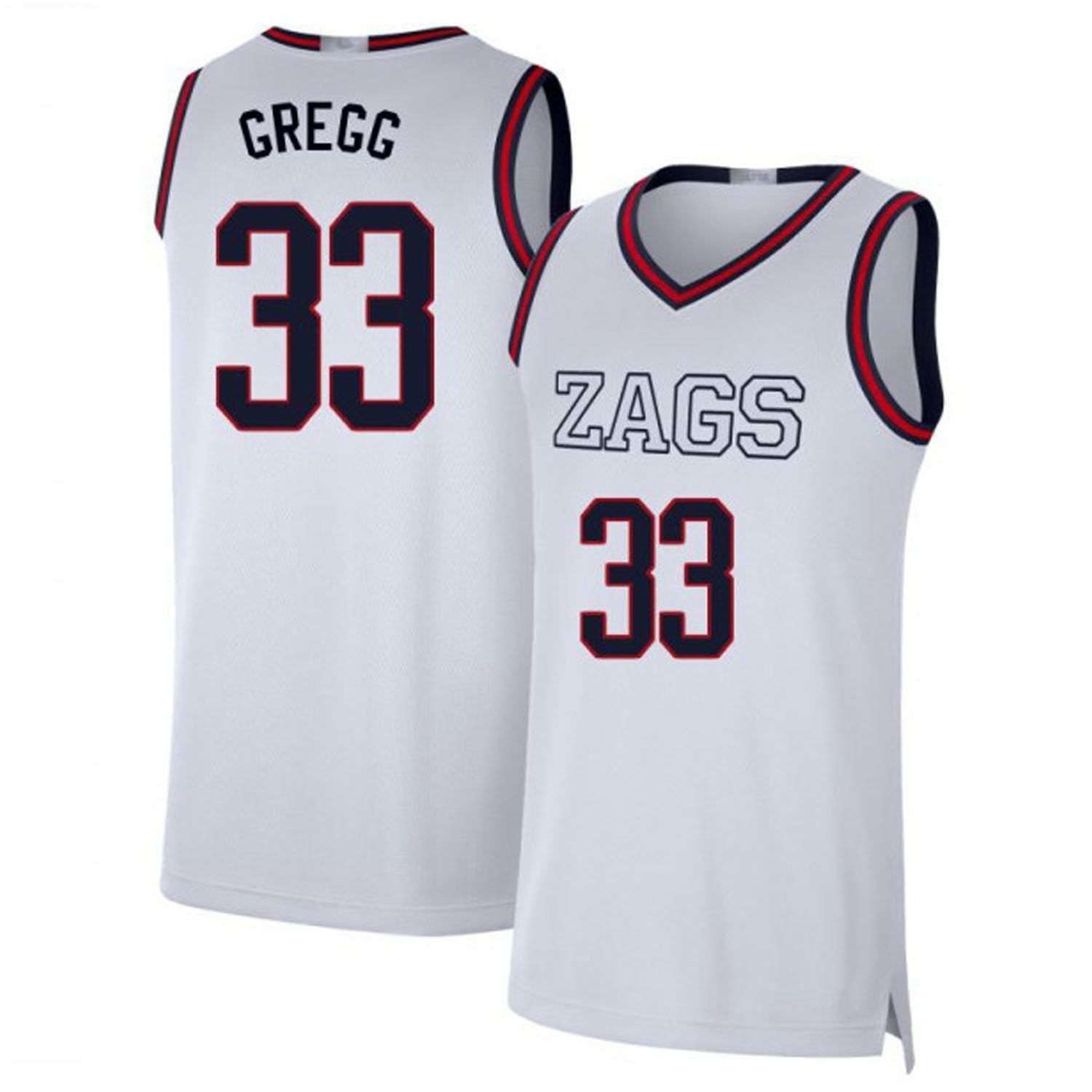 Ben Gregg Gonzaga Bulldogs 33 Jersey