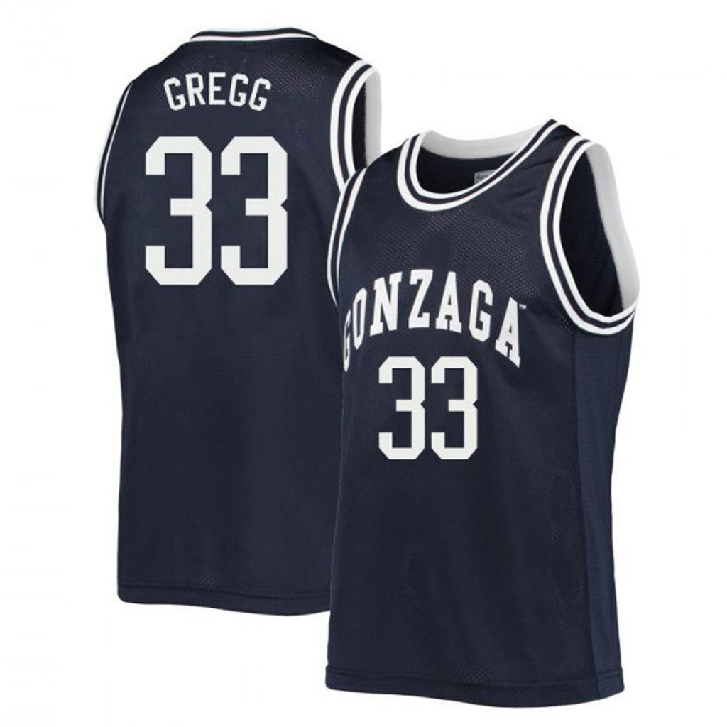 Ben Gregg Gonzaga Bulldogs 33 Jersey
