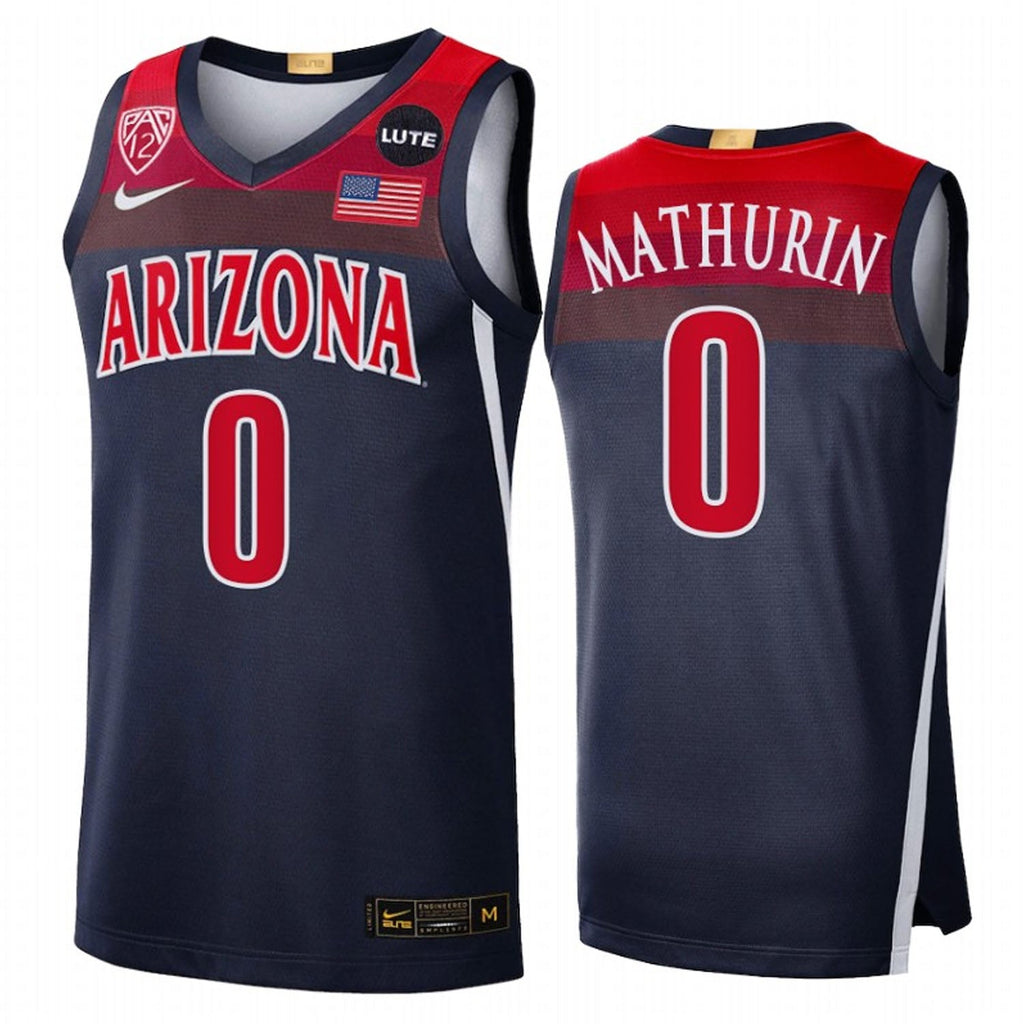 Bennedict Mathurin Arizona Wildcats 0 Jersey
