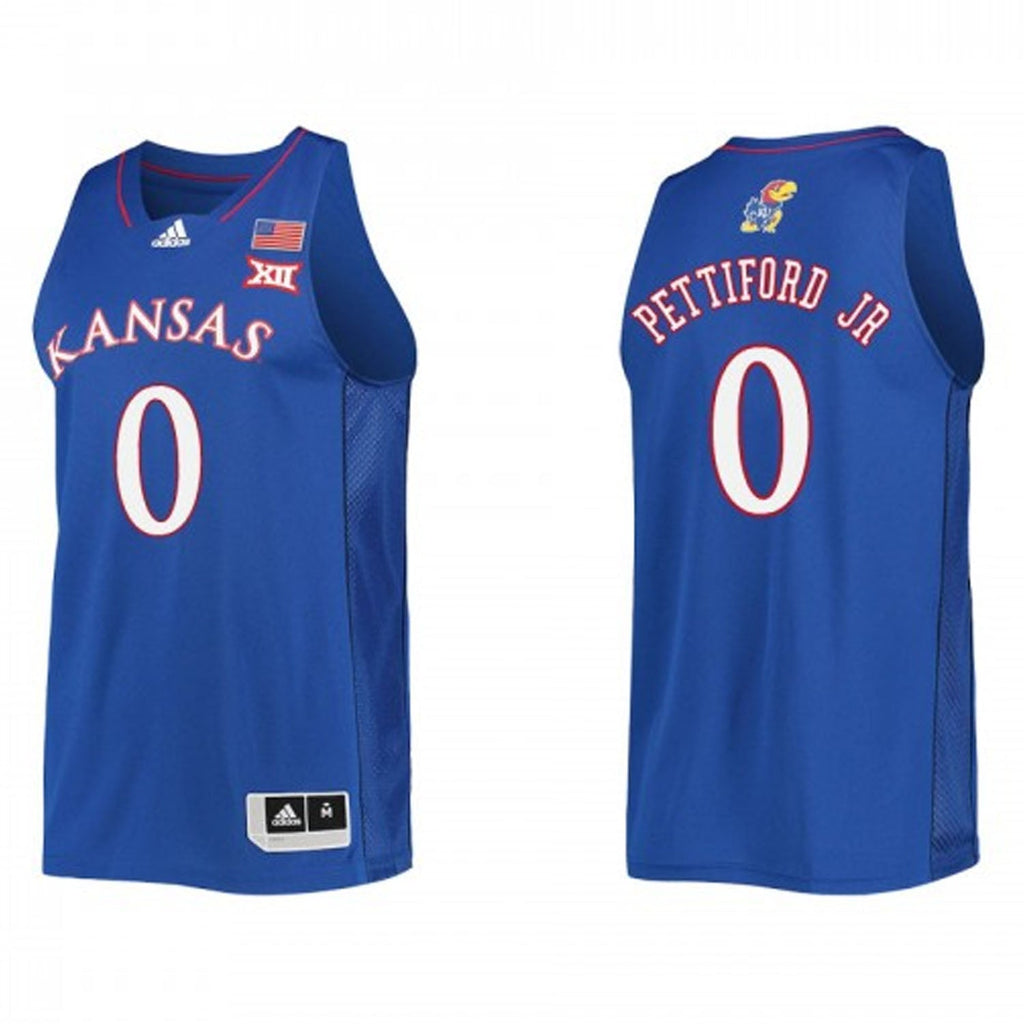 Bobby Pettiford Jr Kansas Jayhawks 0 Jersey