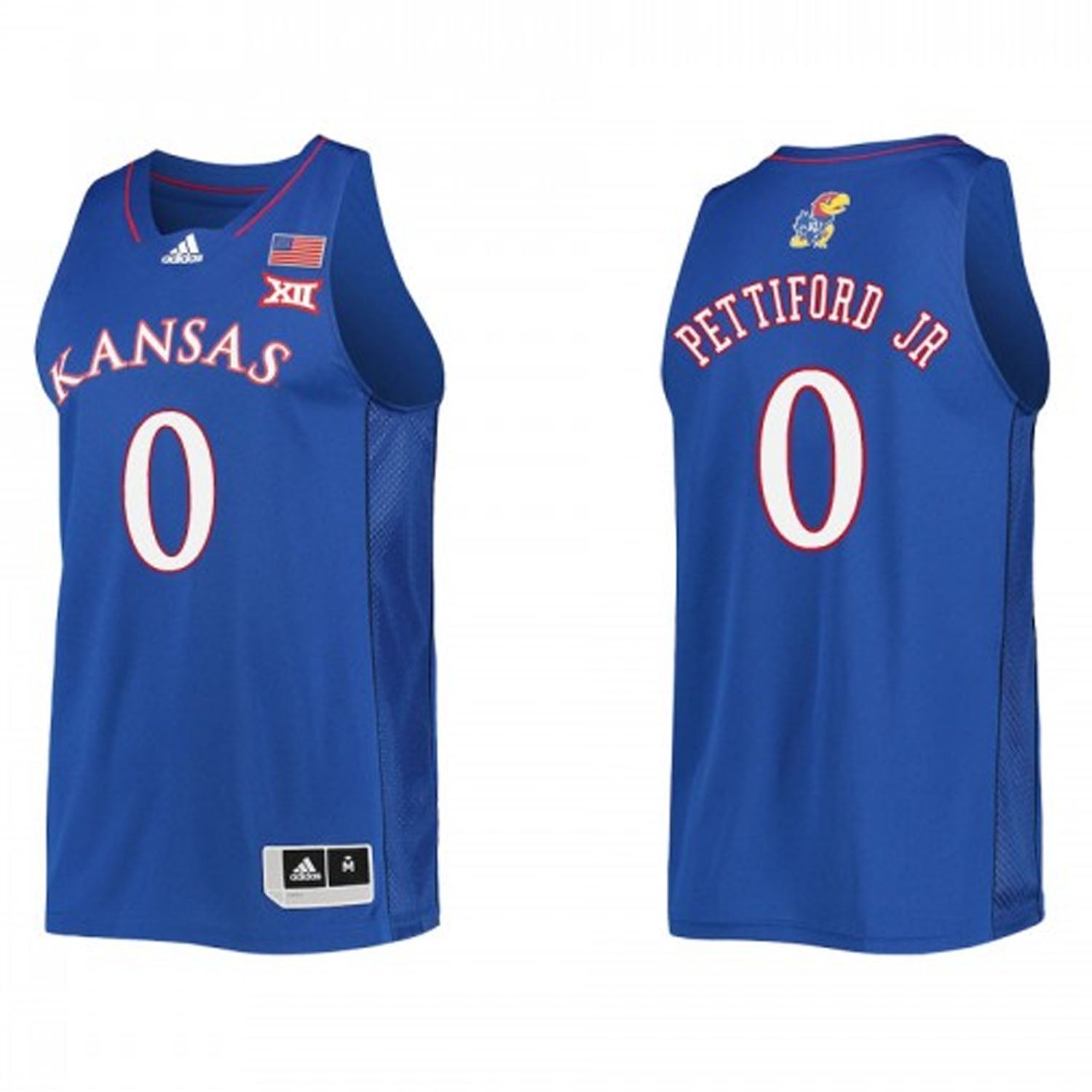 Bobby Pettiford Jr Kansas Jayhawks 0 Jersey