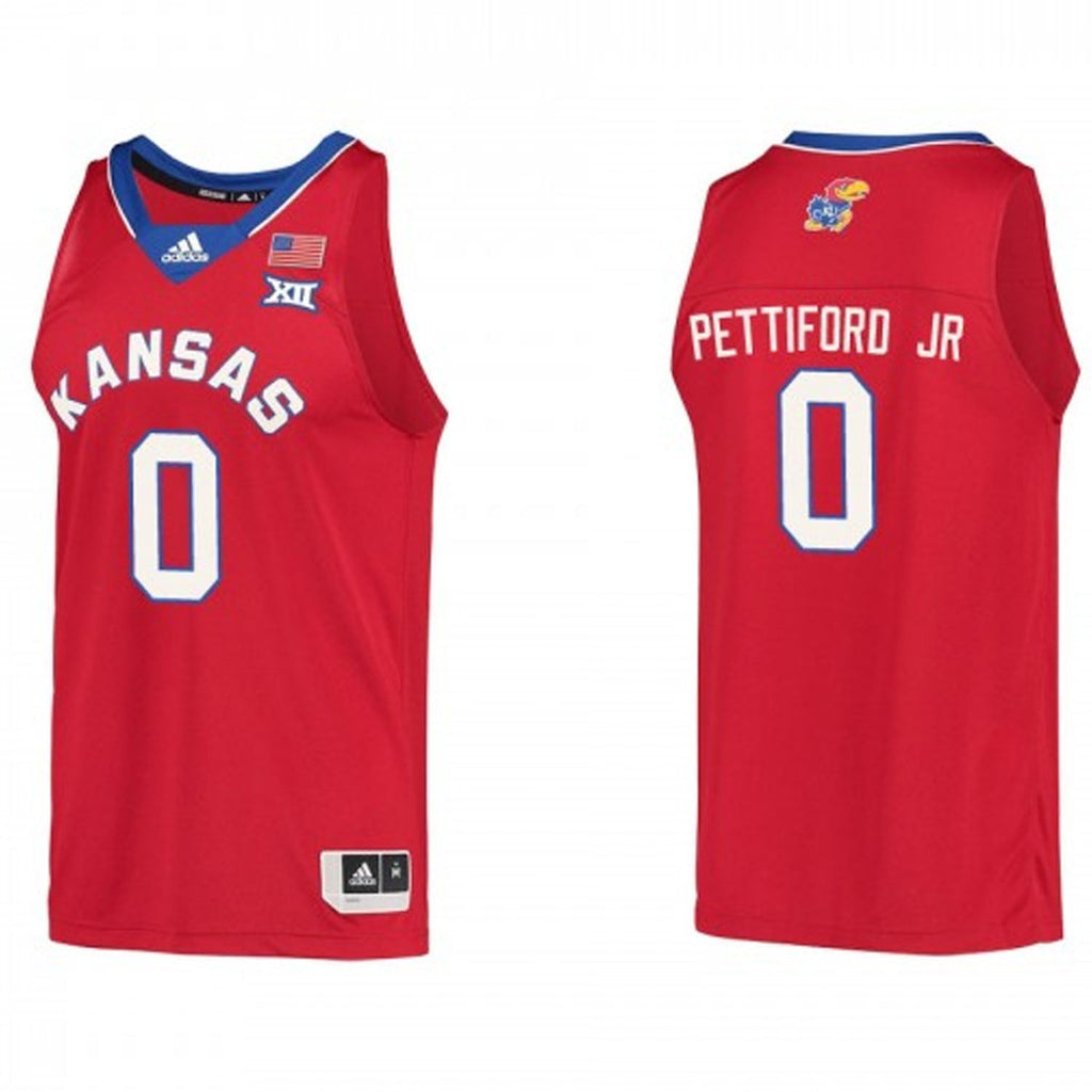 Bobby Pettiford Jr Kansas Jayhawks 0 Jersey