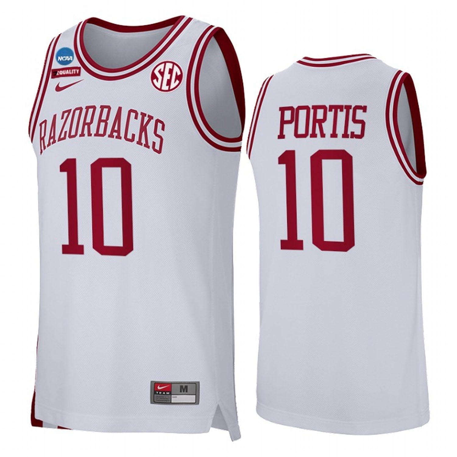 Bobby Portis Arkansas Razorbacks Cardinal 10 Jersey