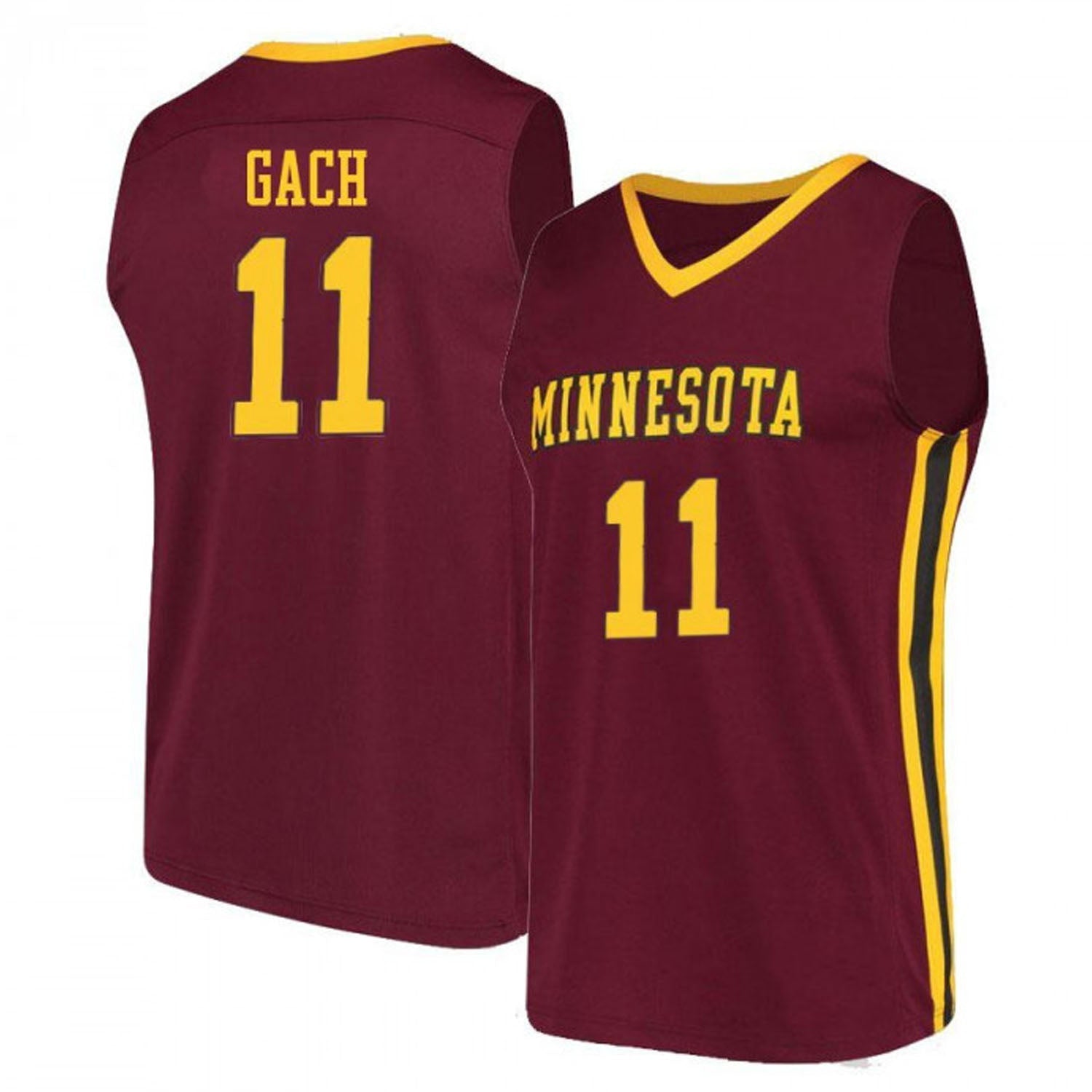 Both Gach Minnesota Golden Gophers 11 Jersey