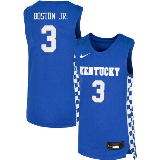 Brandon Boston Kentucky Wildcats 3 Jersey