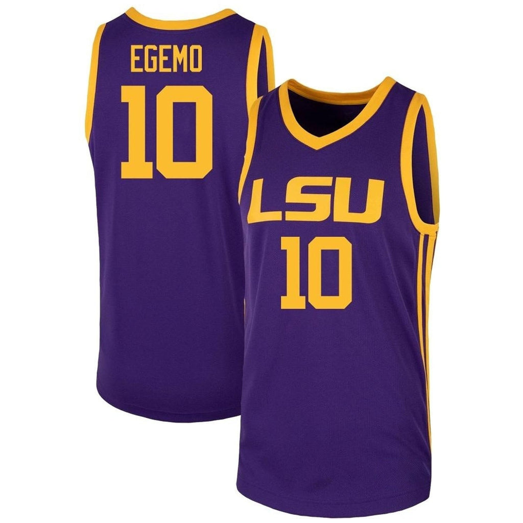 Brandon Egemo LSU Tigers 10 Jersey