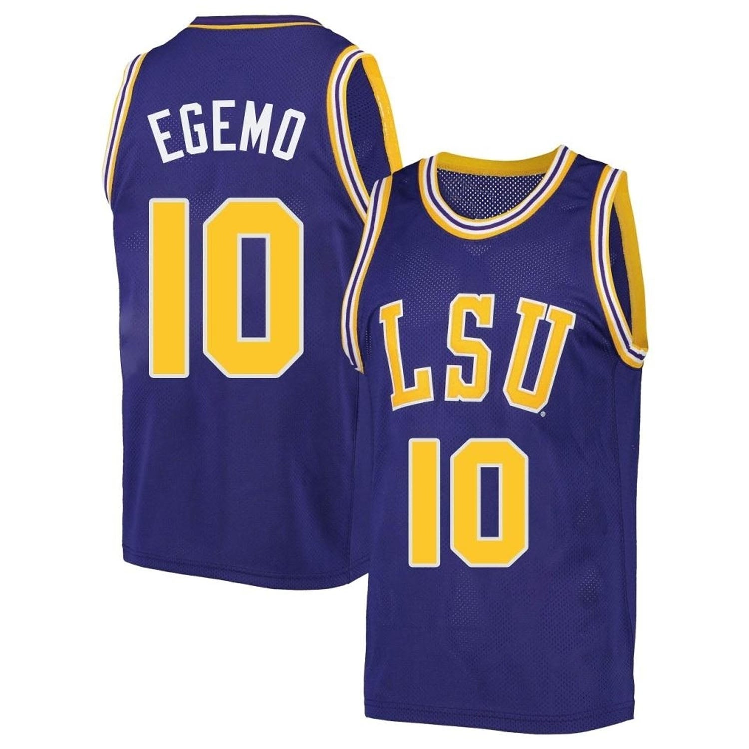Brandon Egemo LSU Tigers 10 Jersey