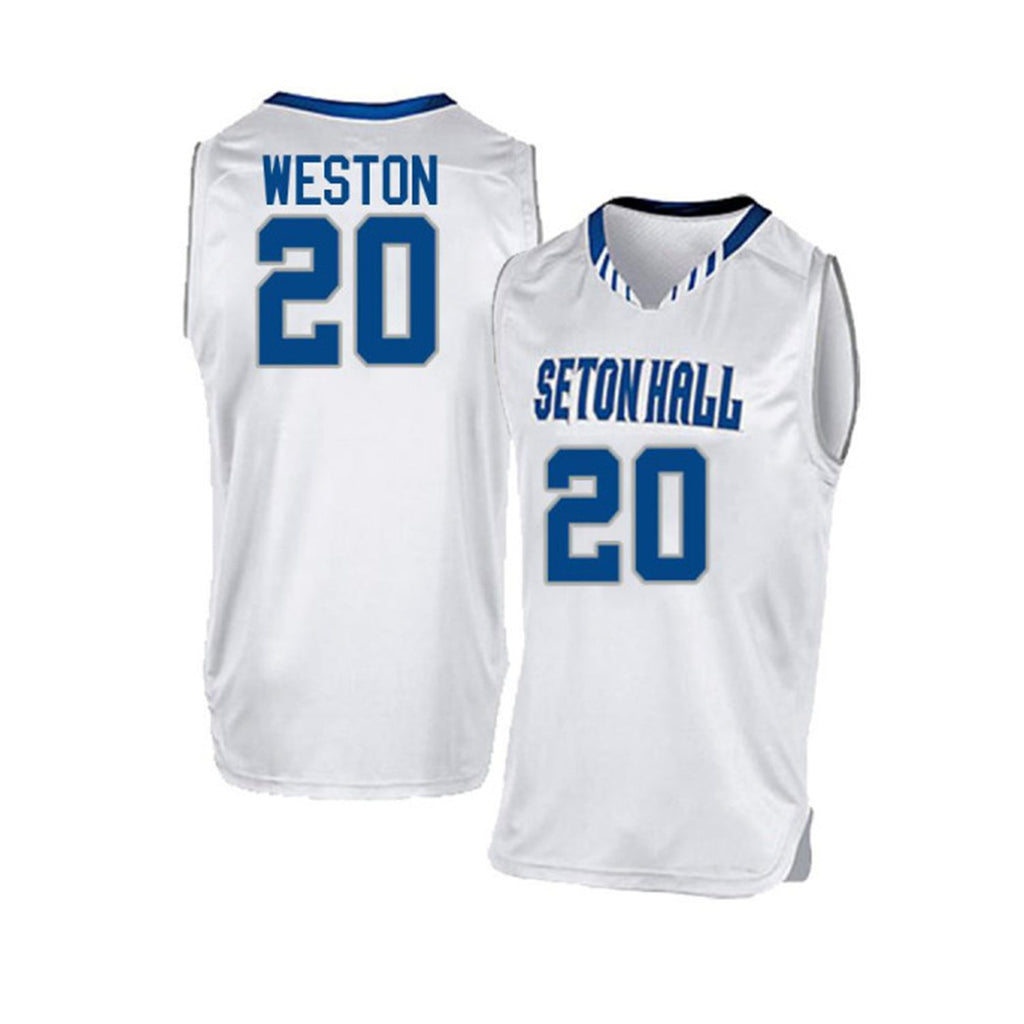 Brandon Weston Seton Hall Pirates 20 Jersey