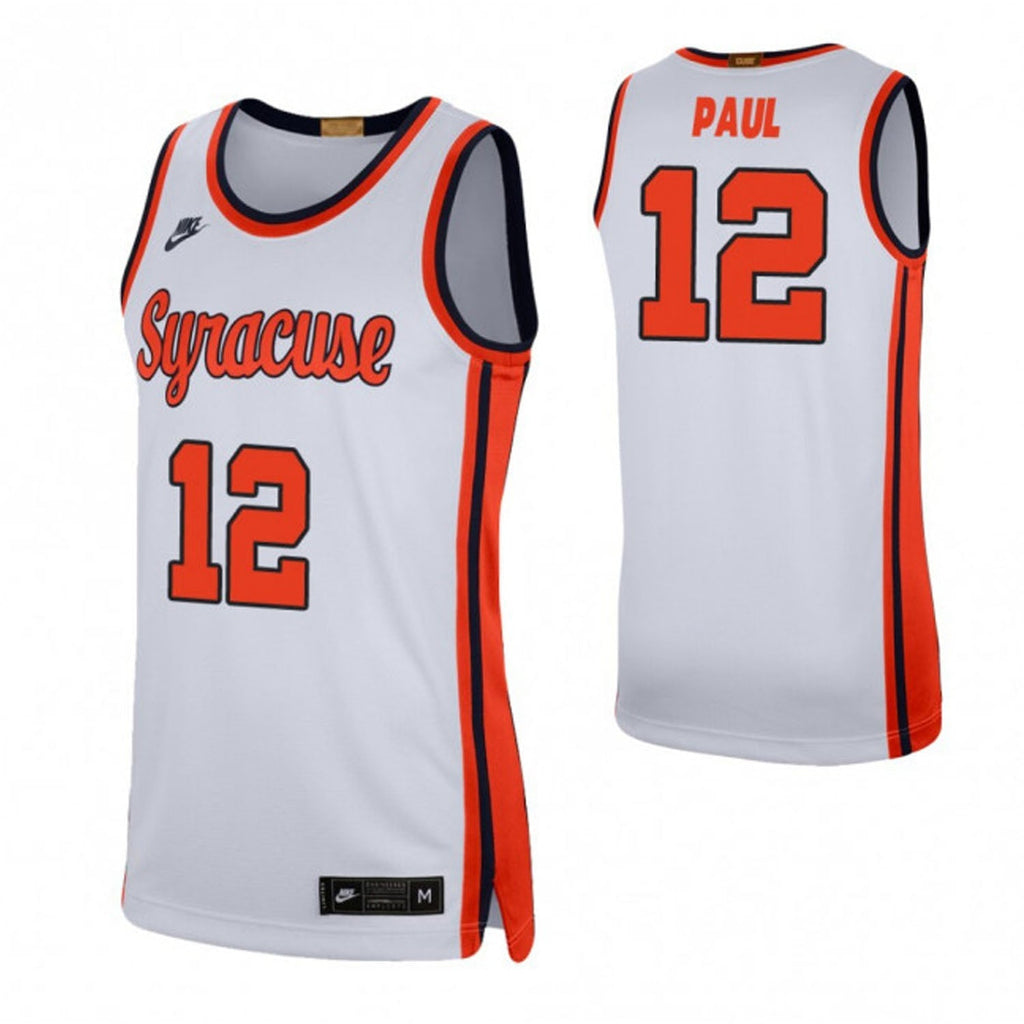 Brendan Paul Syracuse Orange 12 Jersey