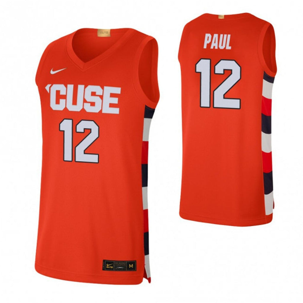 Brendan Paul Syracuse Orange 12 Jersey