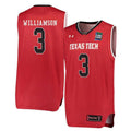 CJ Williamson Texas Tech Red Raiders 3 Jersey