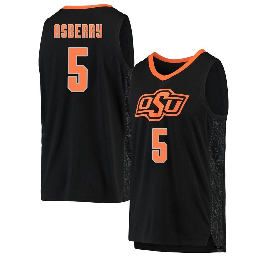 Caleb Asberry Men's Oklahoma State Cowboys 33 Jersey