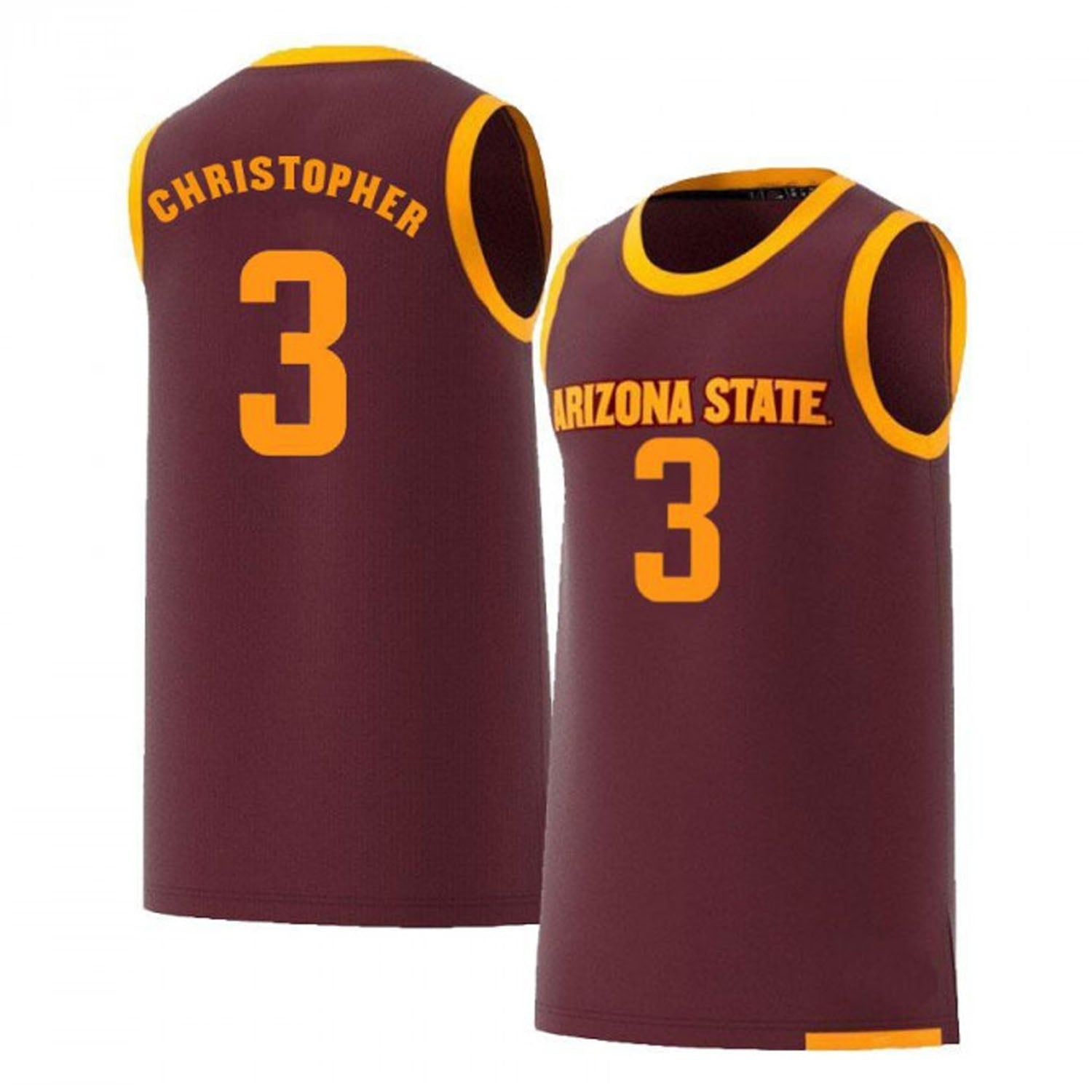 Caleb Christopher Arizona State Sun Devils 3 Jersey