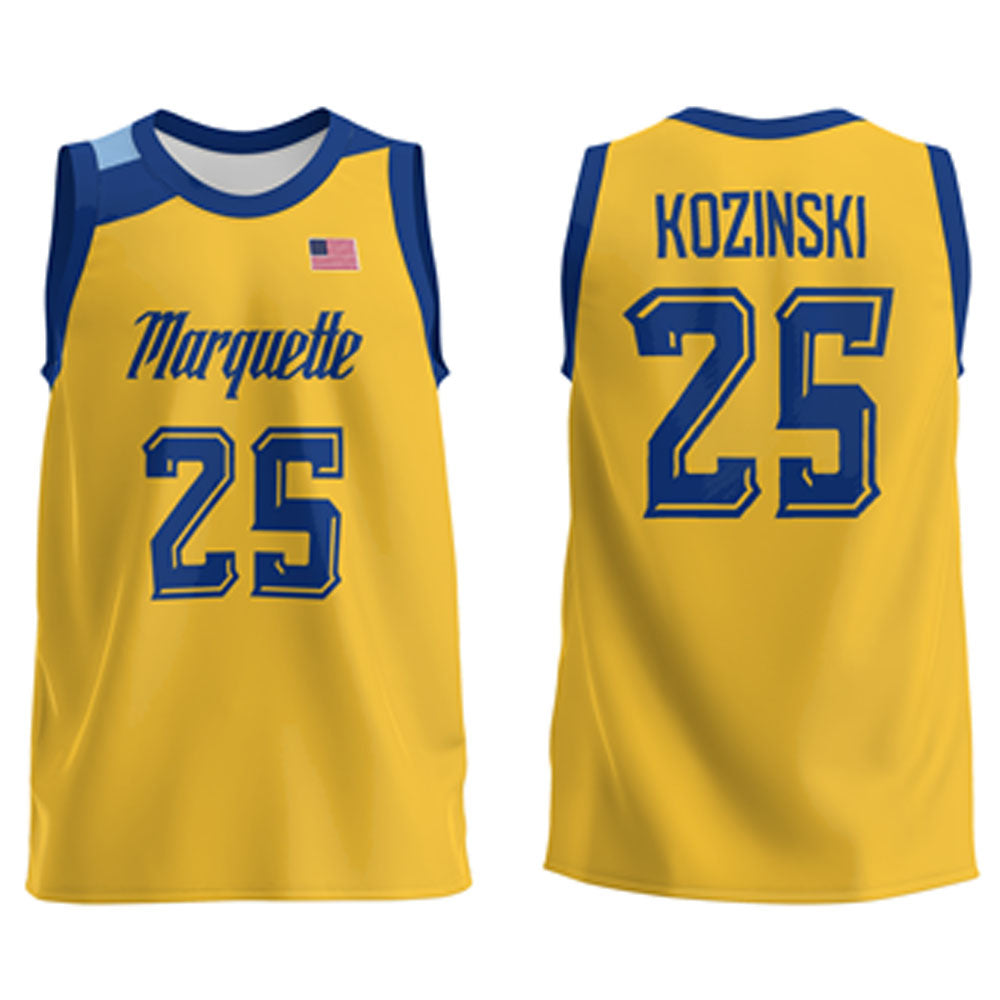 Caleb Kozinski Marquette Golden Eagles 25 Jersey