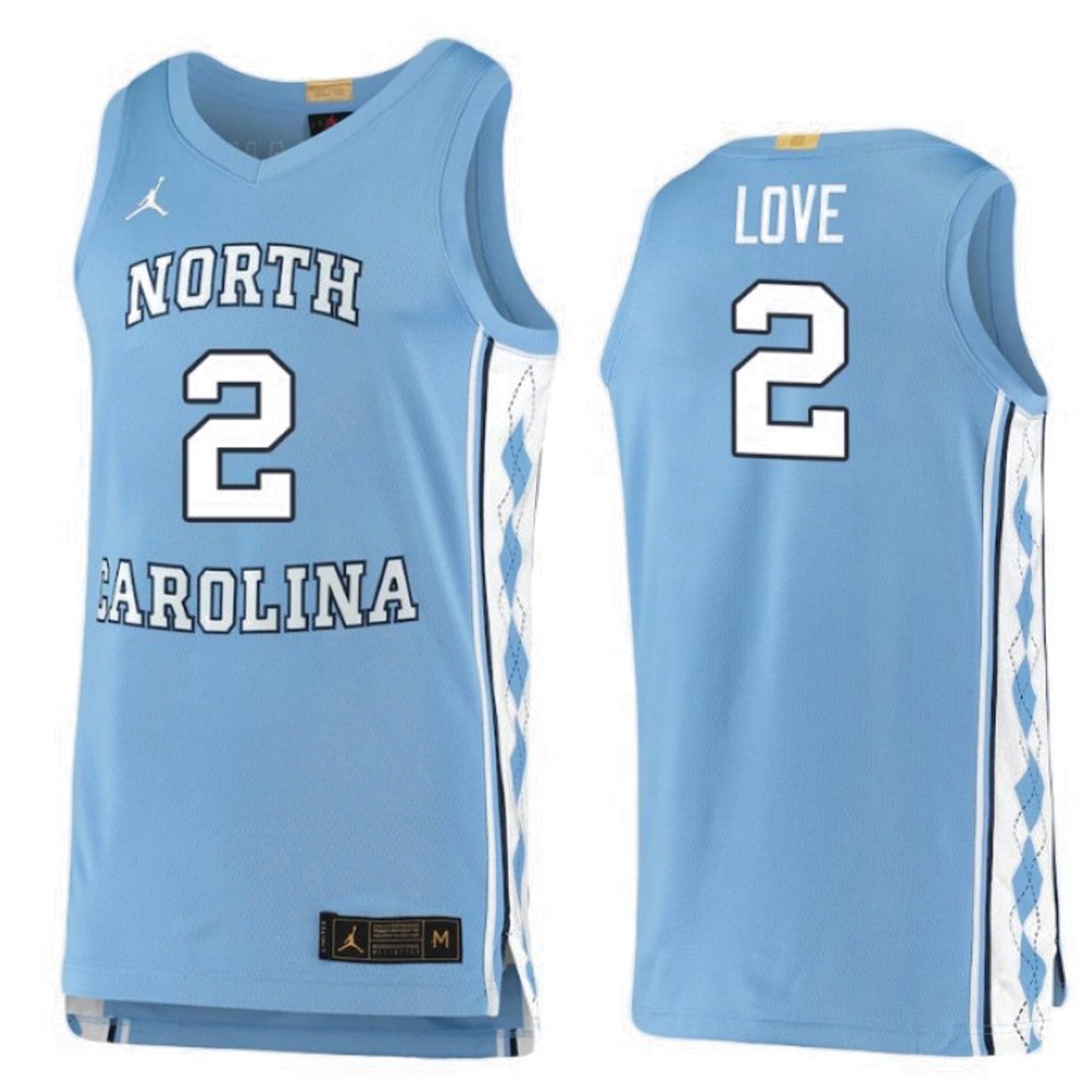 Caleb Love Carolina Tar Heels 2 Jersey