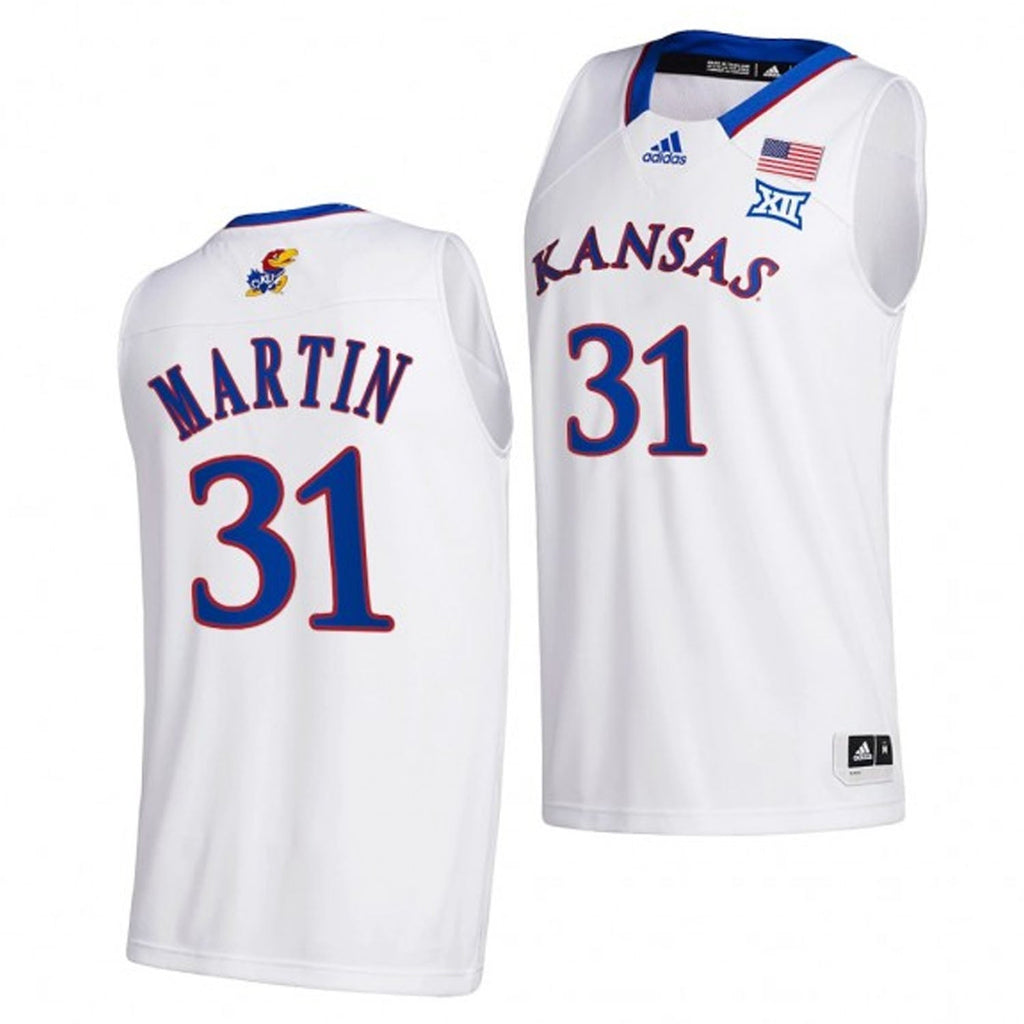Cam Martin Kansas Jayhawks 31 Jersey