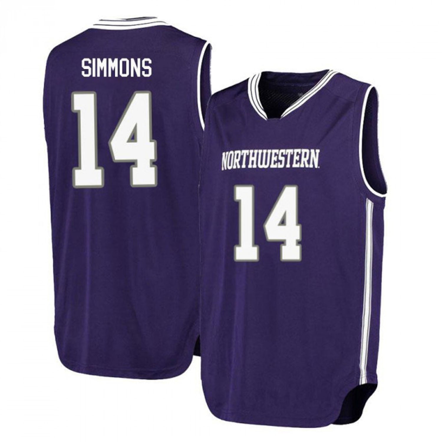 Casey Simmons Northwestern Wildcats 14 Jersey
