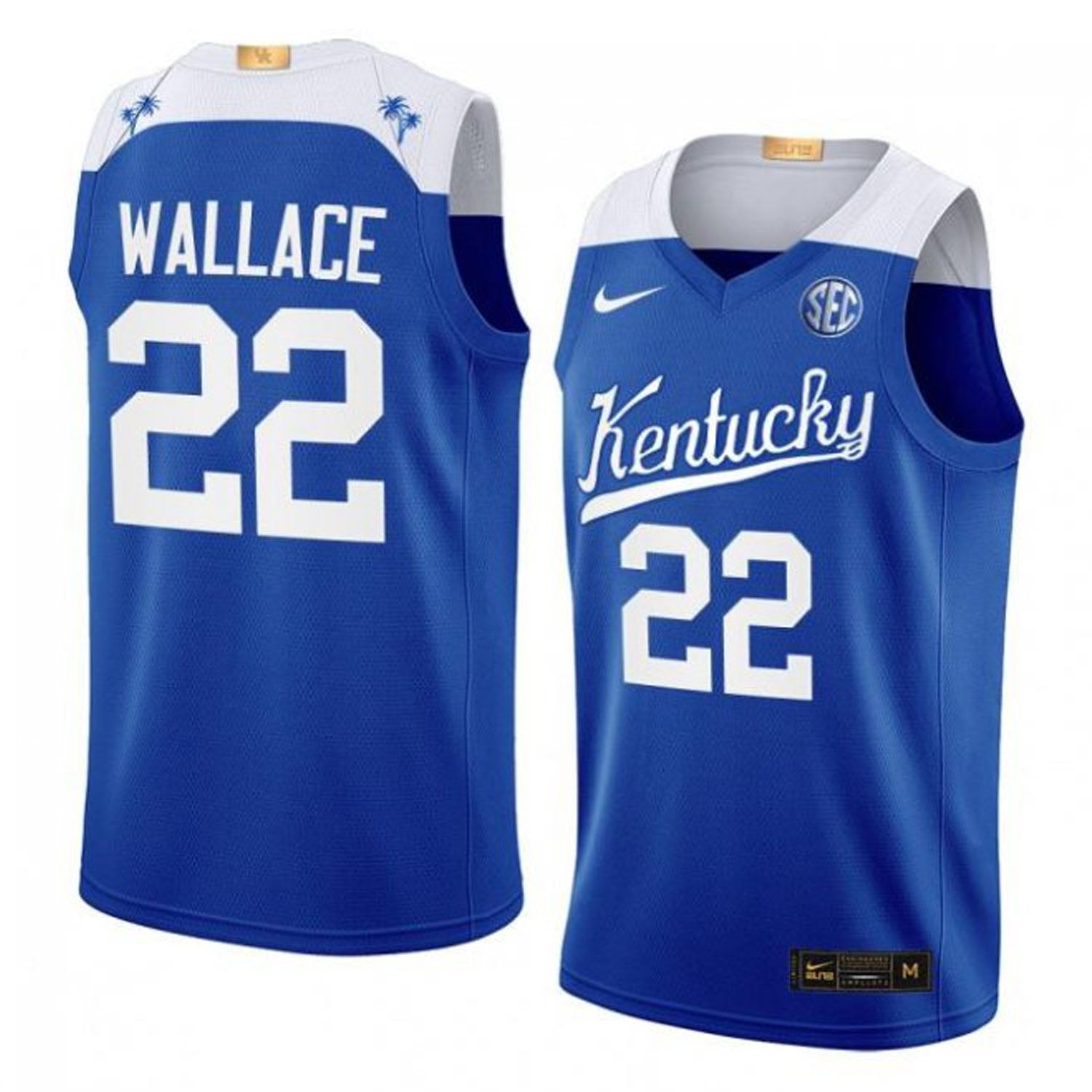 Cason Wallace Kentucky Wildcats 22 Jersey