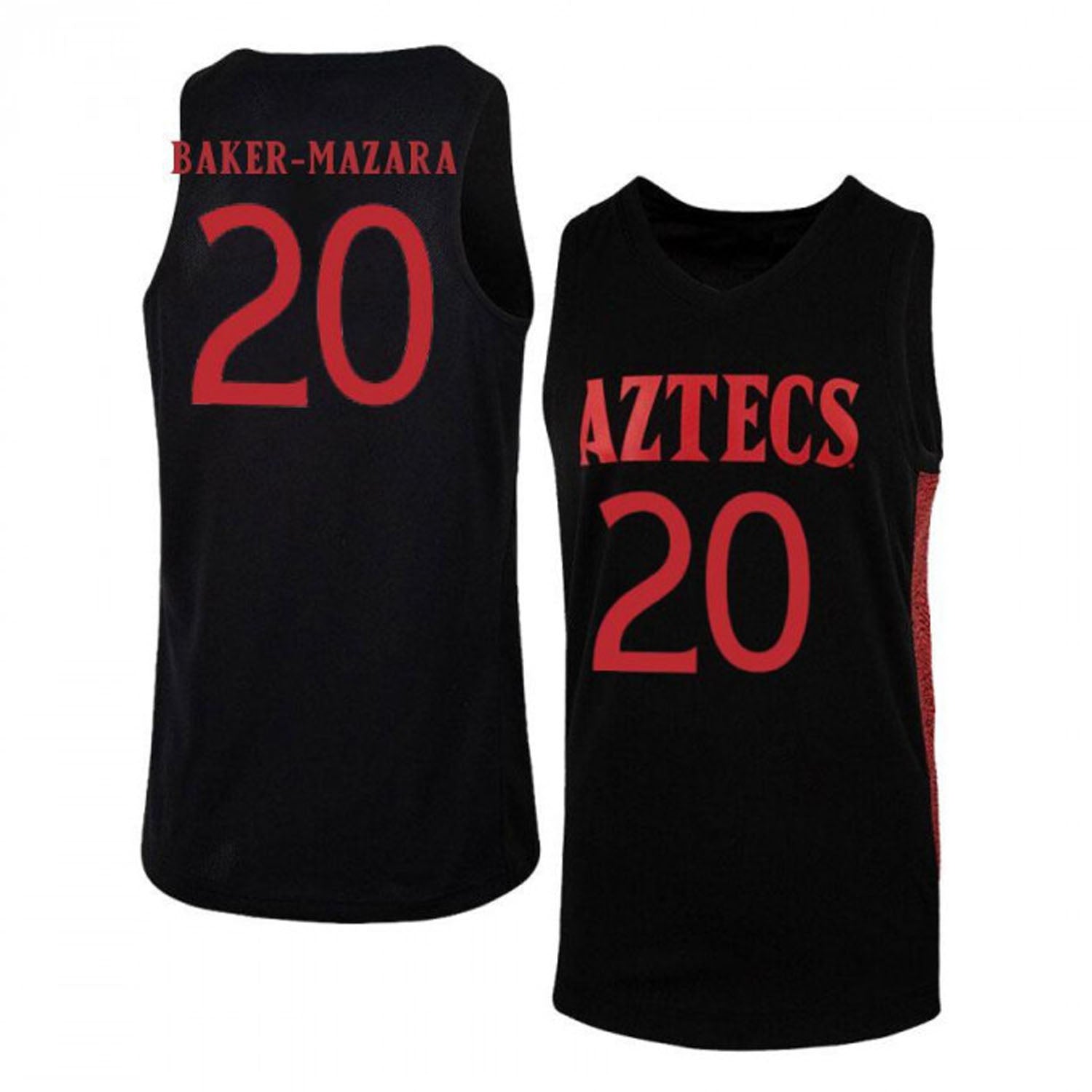 Chad Baker San Diego State Aztecs 20 Jersey