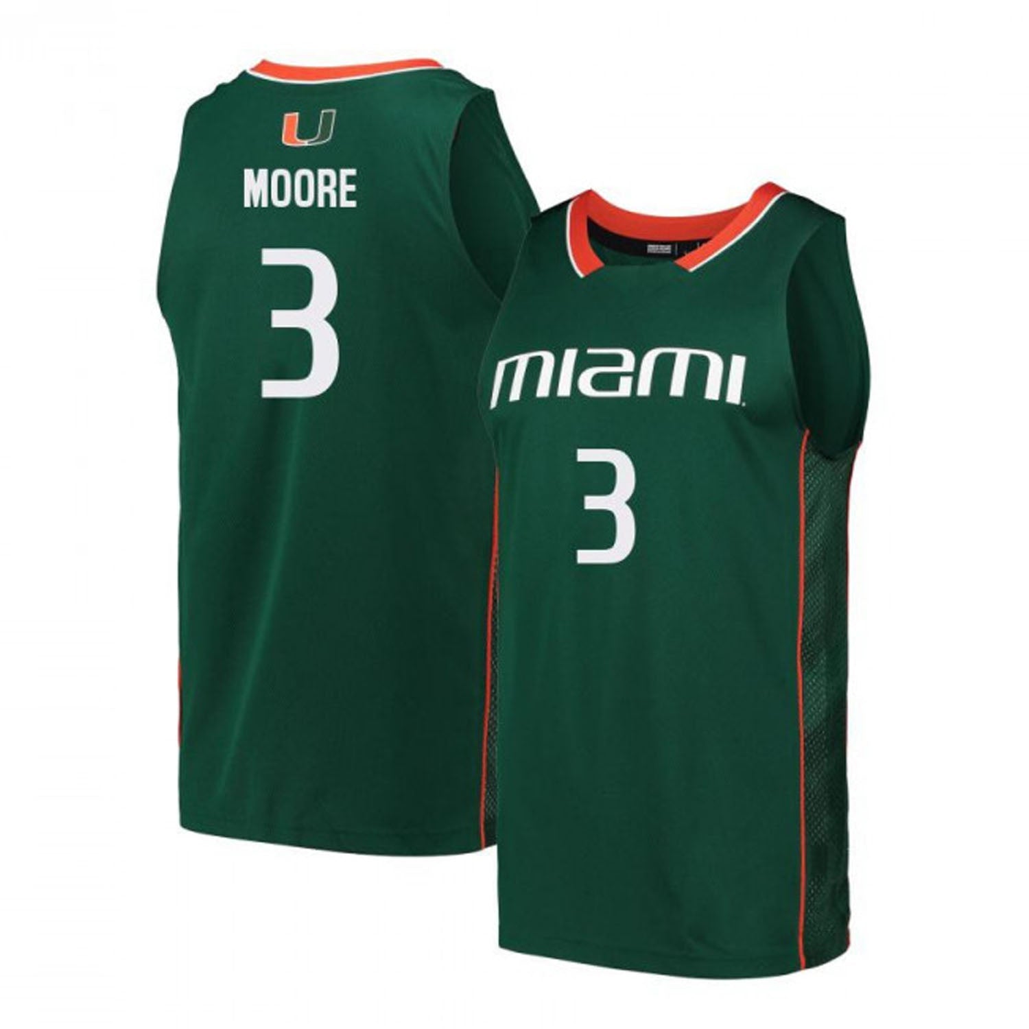 Charlie Moore Miami Hurricanes 3 Jersey
