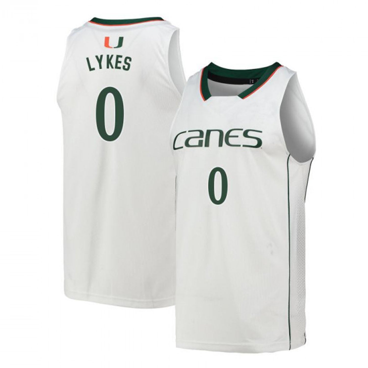 Chris Lykes Miami Hurricanes 0 Jersey
