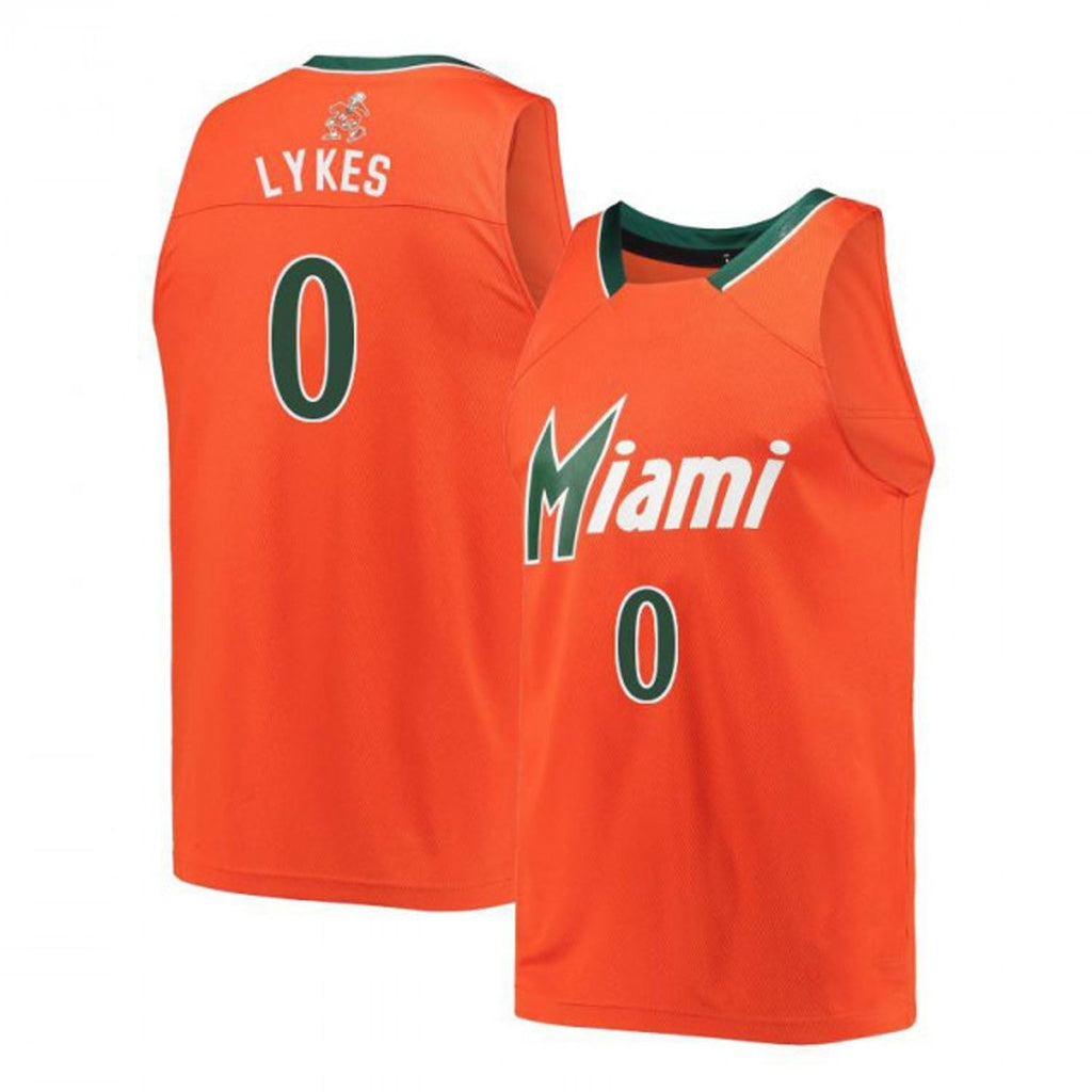 Chris Lykes Miami Hurricanes 0 Jersey