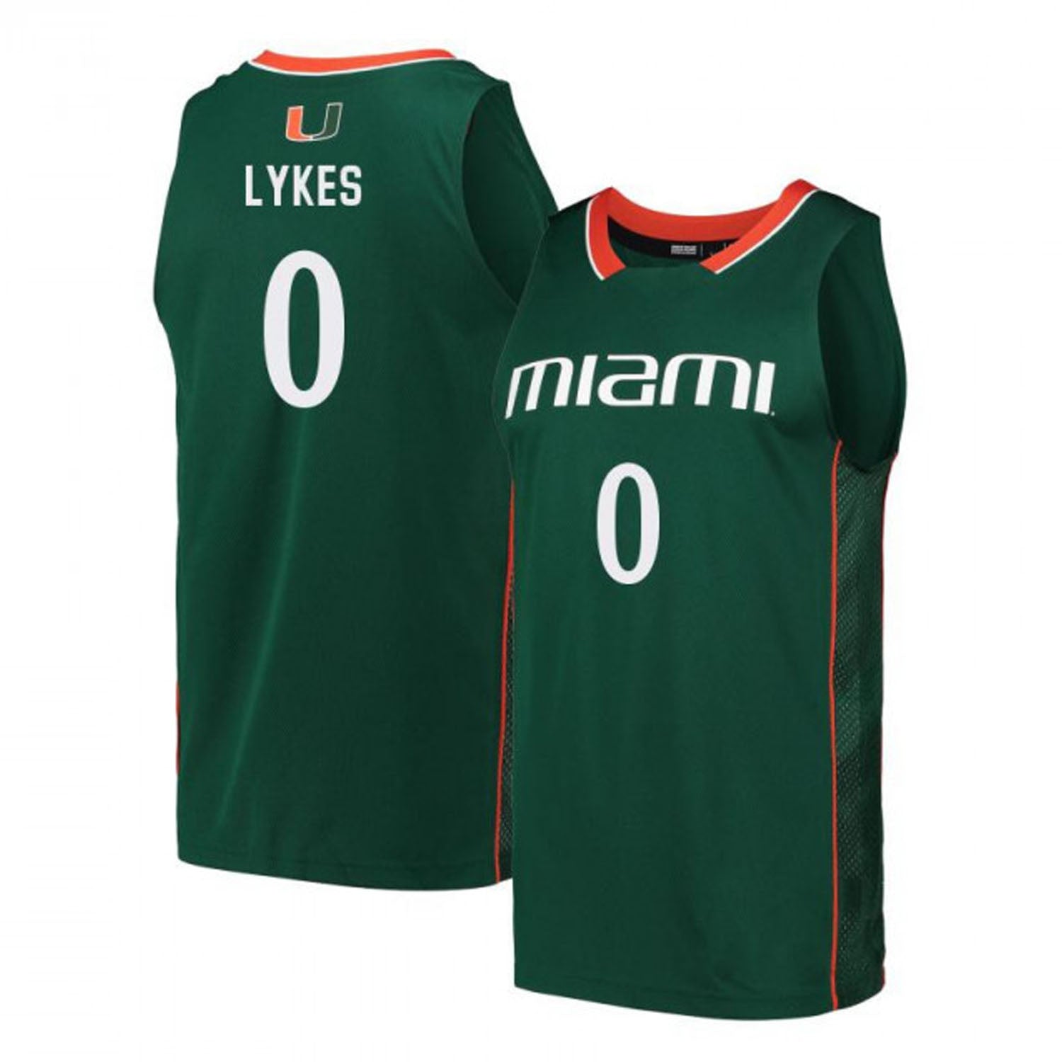 Chris Lykes Miami Hurricanes 0 Jersey
