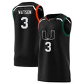 Christian Watson Miami Hurricanes 3 Jersey