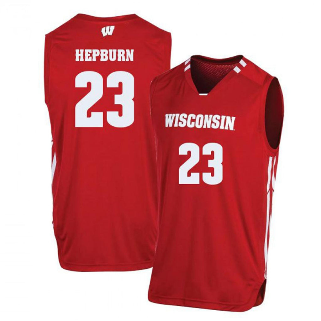 Chucky Hepburn Wisconsin Badgers 23 Jersey