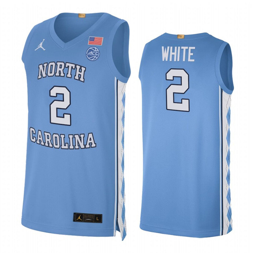 Coby White North Carolina Tar Heels 2 Jersey