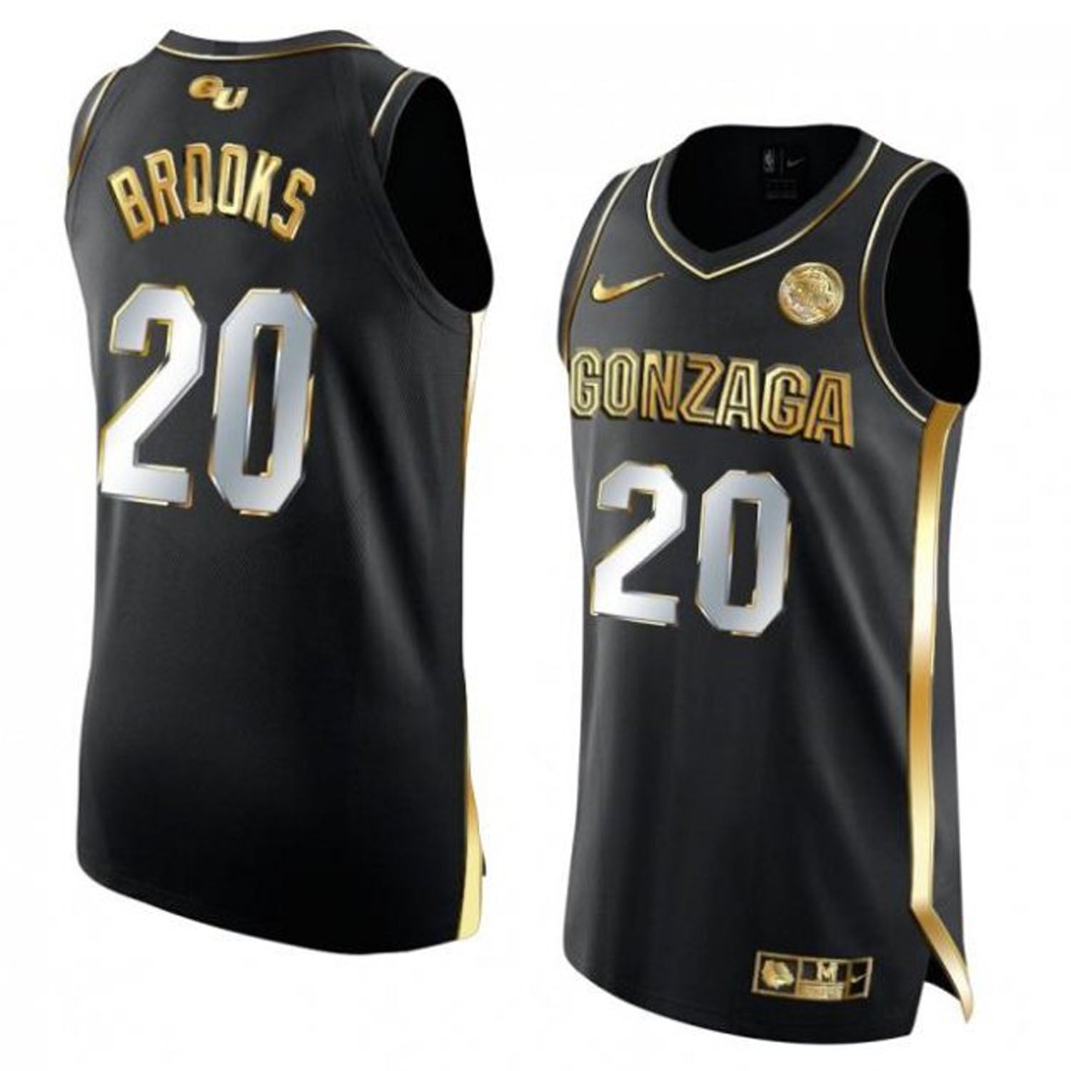 Colby Brooks Gonzaga Bulldogs 20 Jersey
