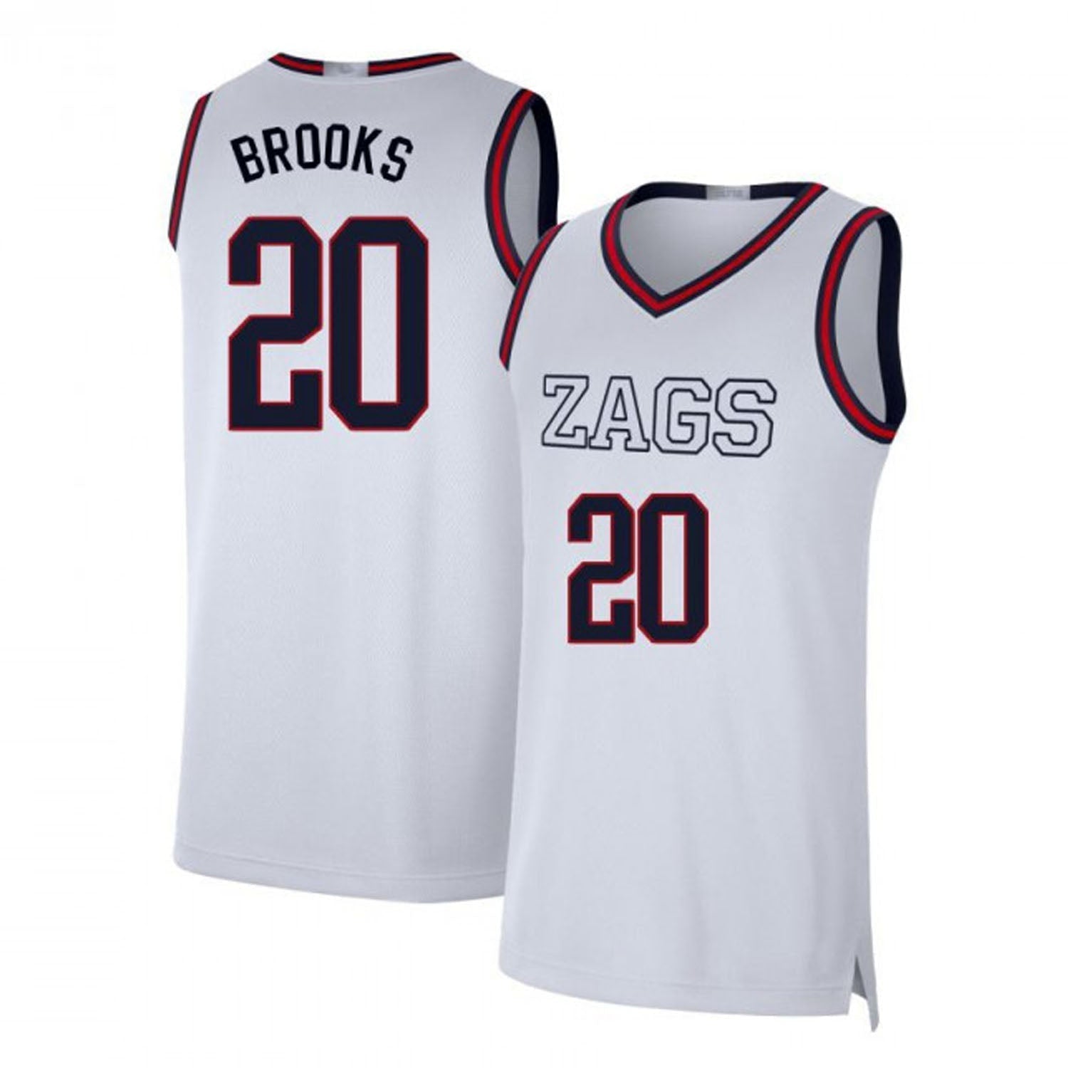 Colby Brooks Gonzaga Bulldogs 20 Jersey