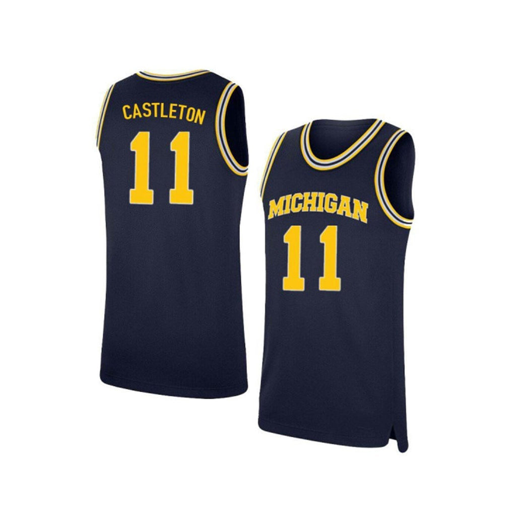 Colin Castleton Michigan Wolverines 11 Jersey