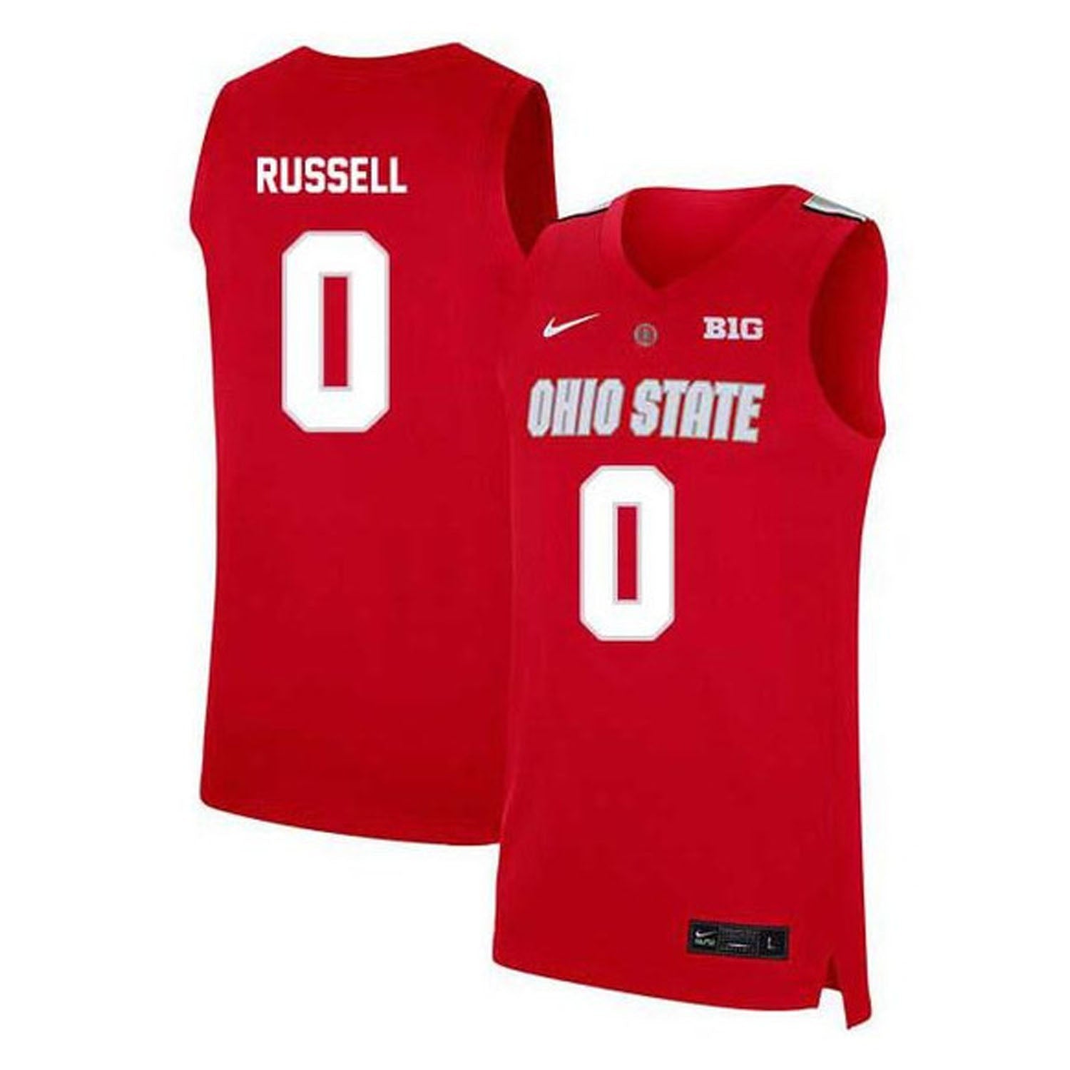 D'Angelo Russell Ohio State Buckeyes 0 Jersey
