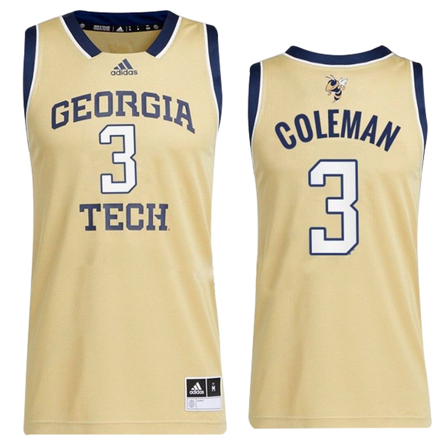 Dallan Coleman Georgia Tech Yellow Jackets 3 Jersey