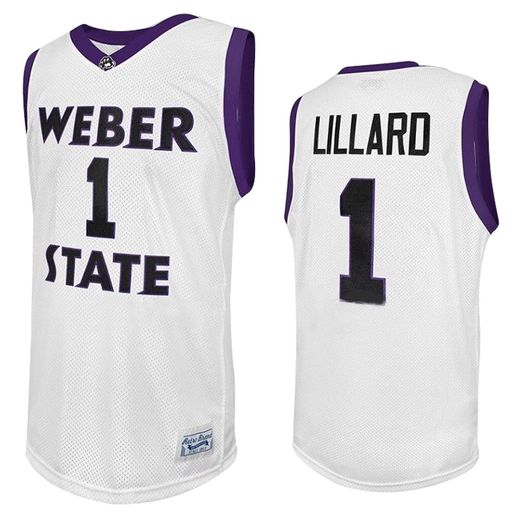 Damian Lillard Weber State Wildcats 1 Jersey