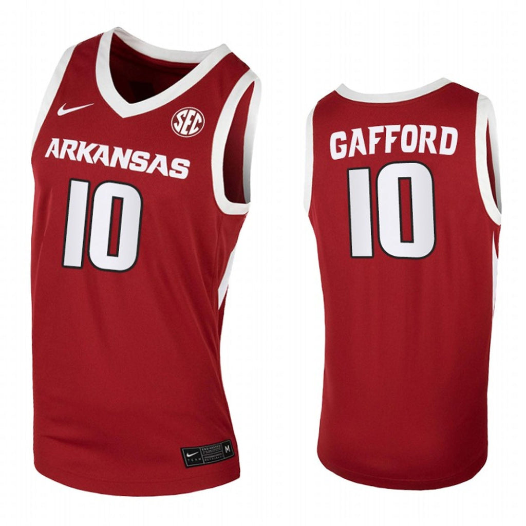 Daniel Gafford Arkansas Razorbacks 10 Jersey
