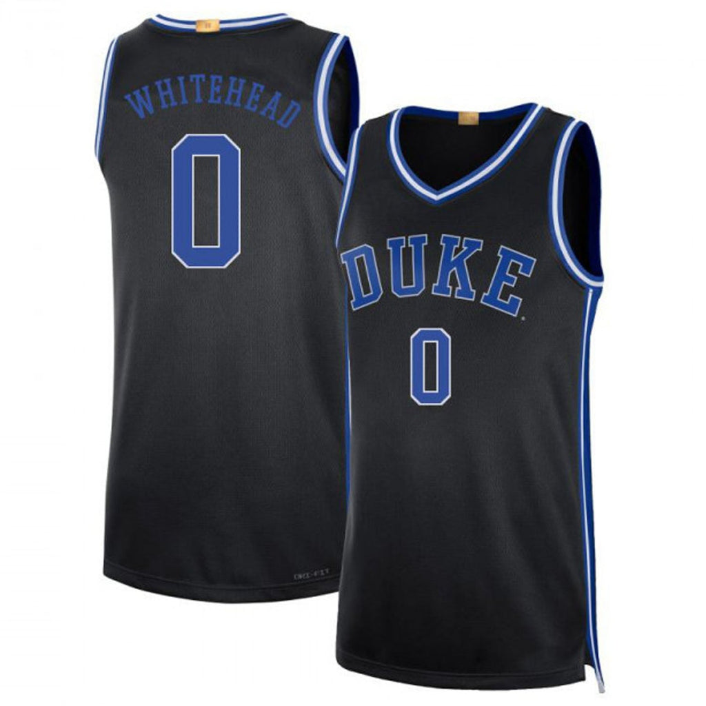 Dariq Whitehead Duke Blue Devils 0 Jersey