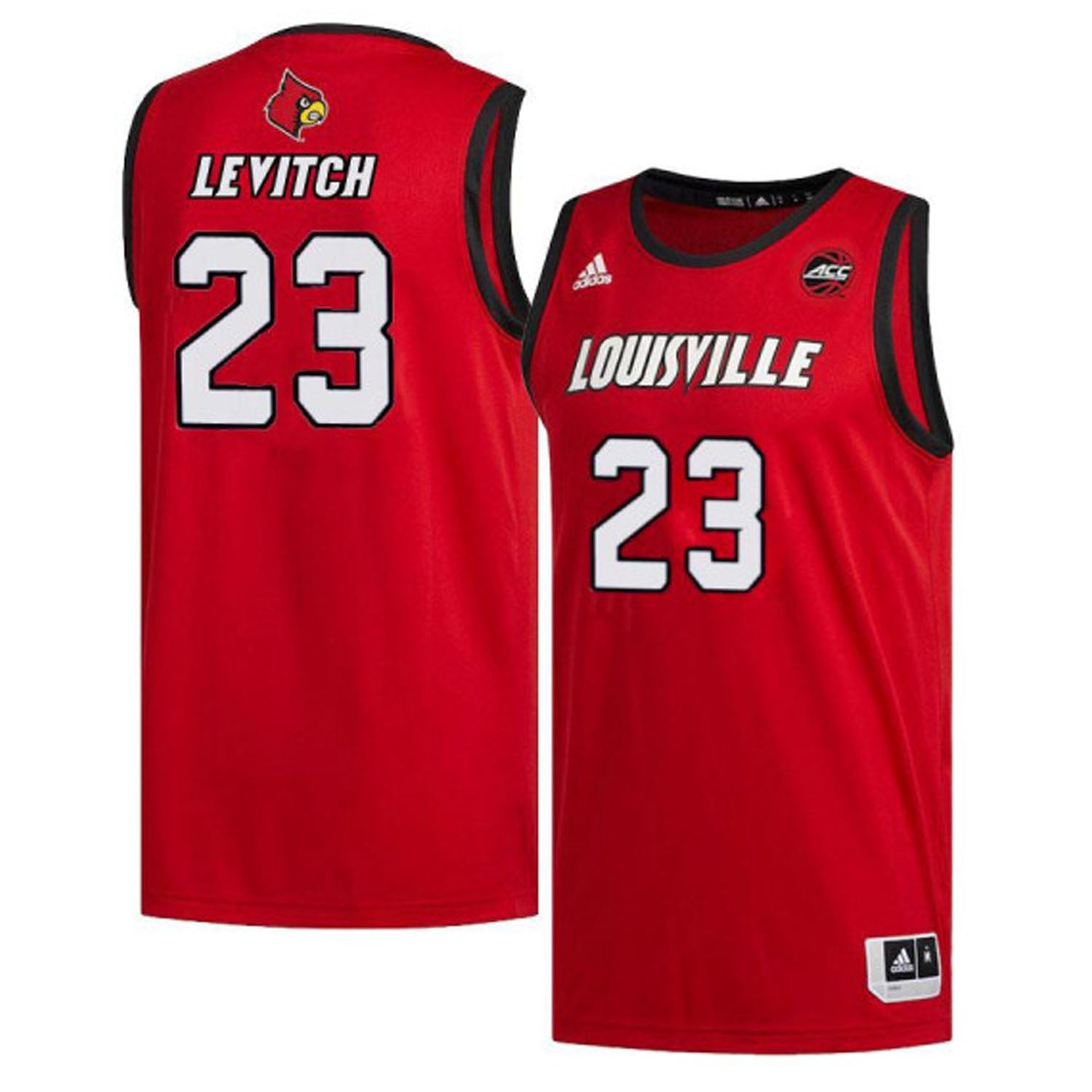 David Levitch Louisville Cardinals 23 Jersey